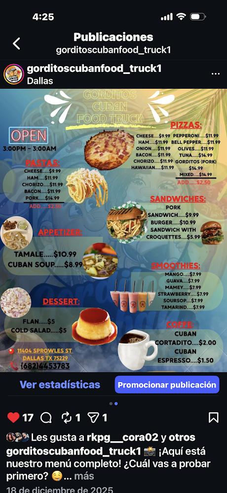 Gorditoscubanfood1 Menu image 1