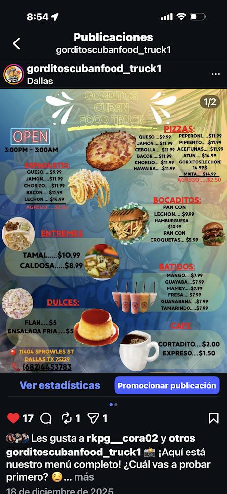 Gorditoscubanfood1 Menu image 2